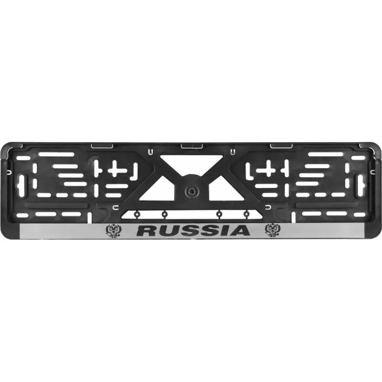 Рамка номерного знака с защелкой Nova Bright РОССИЯ 36938