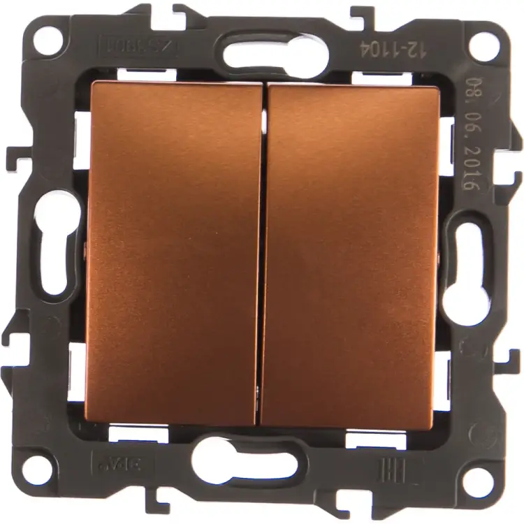 Двойной выключатель ЭРА 12110414 Б0019289