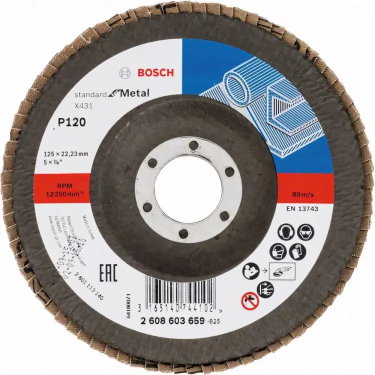 Лепестковый круг Bosch S.f.Metal 2608603659 Лепестковый круг Bosch S.f.Metal 2608603659