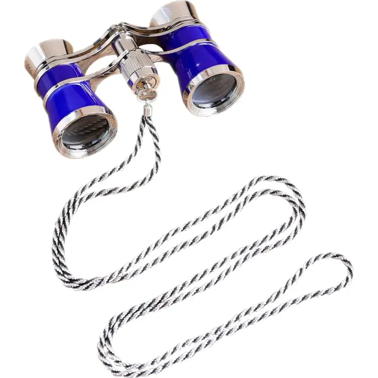 Хромированный театральный бинокль СИМАЛЕНД 486436 Хромированный театральный бинокль СИМАЛЕНД 486436