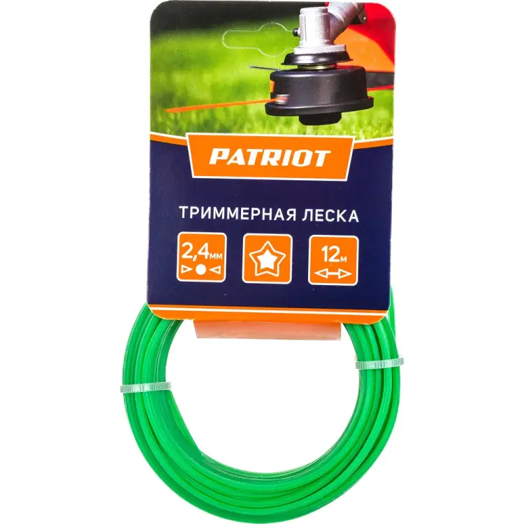 Леска для триммера Patriot 240-12-3 805205122 Леска для триммера Patriot 240-12-3 805205122