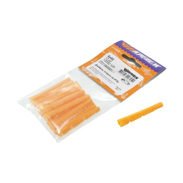 Дюбель vipкрепеж U-FIX 6/52 12 шт. 13332 VIP