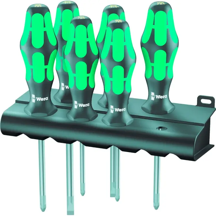 Набор отверток WERA 335/350/355/6 SATZ 6TLG WE-105622