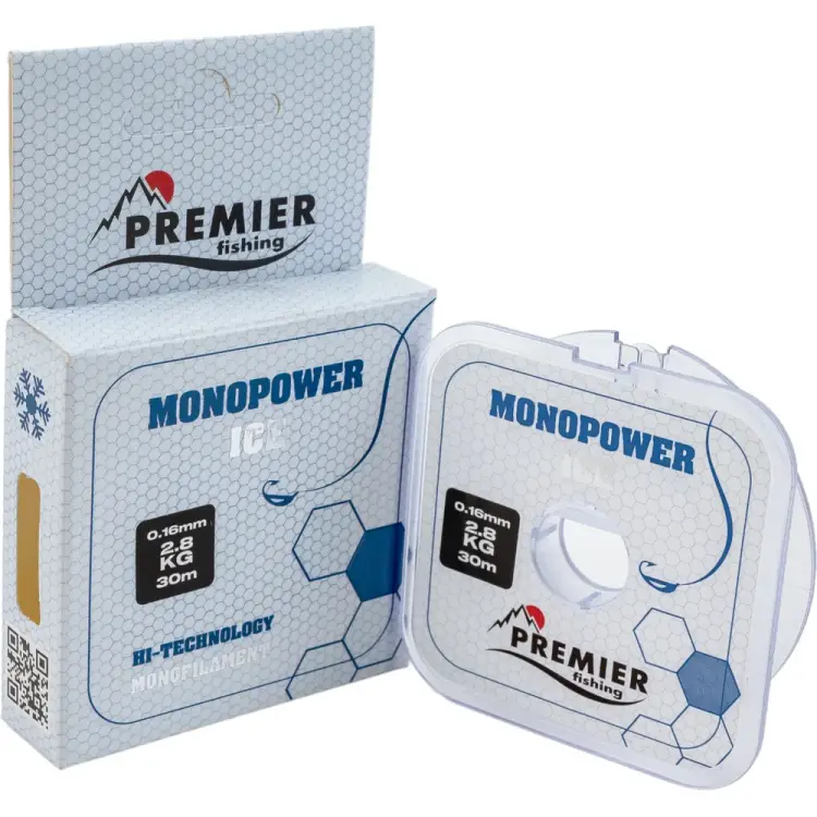 Леска Premier fishing MONOPOWER ICE PR-MI-T-016-30 280972