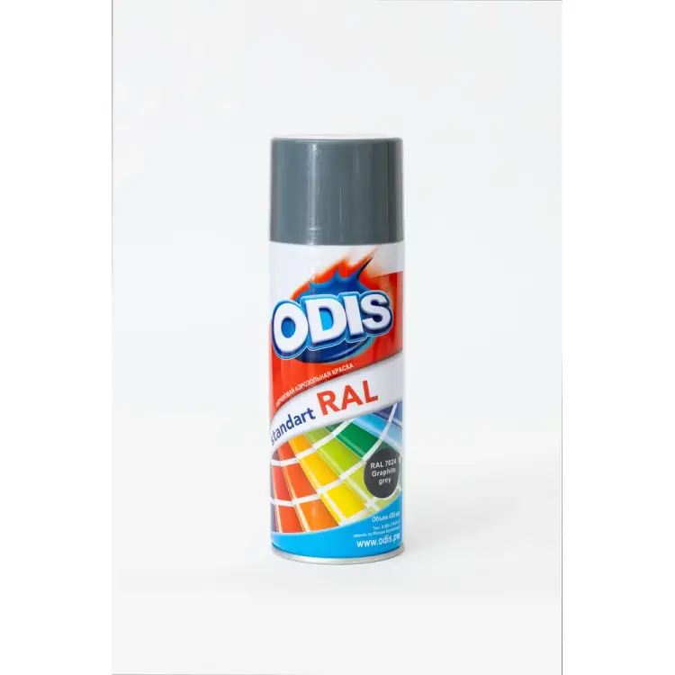 Краска-спрей ODIS standart RAL 7024ral Краска-спрей ODIS standart RAL 7024ral