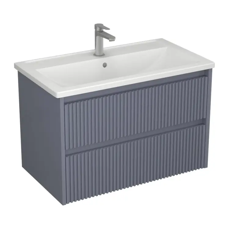 Тумба Veneciana ALTERNO 80 с 2-мя ящиками,под умывальник Mario 80, серый матовый 58049 Тумба Veneciana ALTERNO 80 с 2-мя ящиками,под умывальник Mario 80, серый матовый 58049