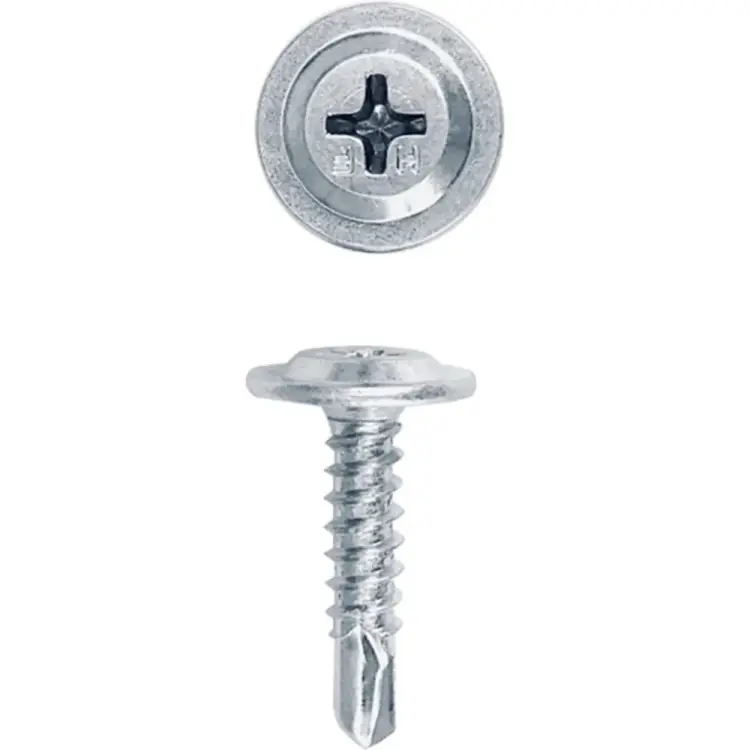 Саморез НАКРЕПКО с прессшайбой со сверлом 101001