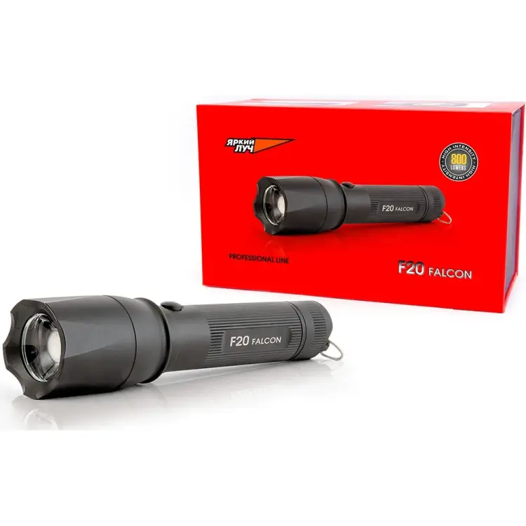 Фонарь ЯРКИЙ ЛУЧ F20 Falcon CREE XP-L HI 4606400105404