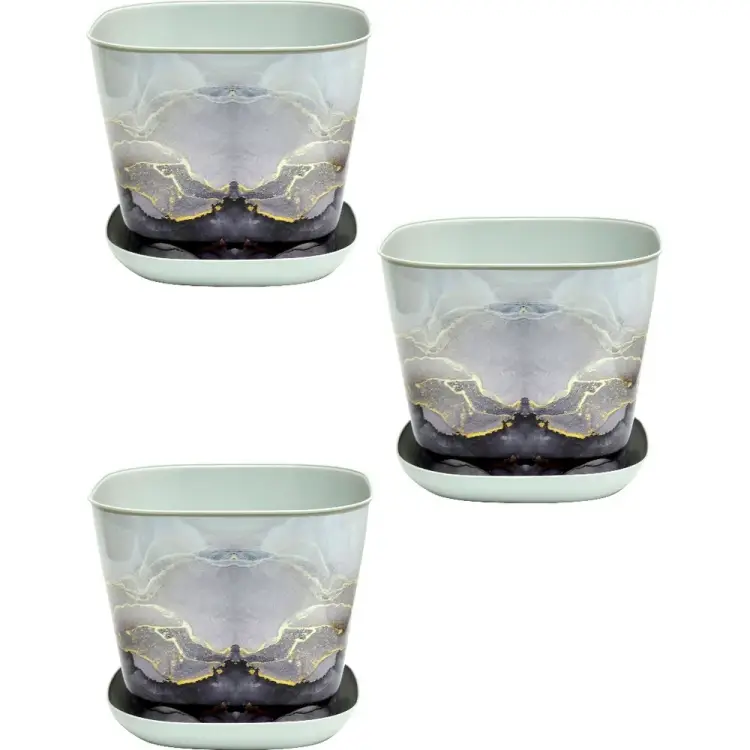 Квадратное кашпо Violet N-Kahpo-3/-38150-50