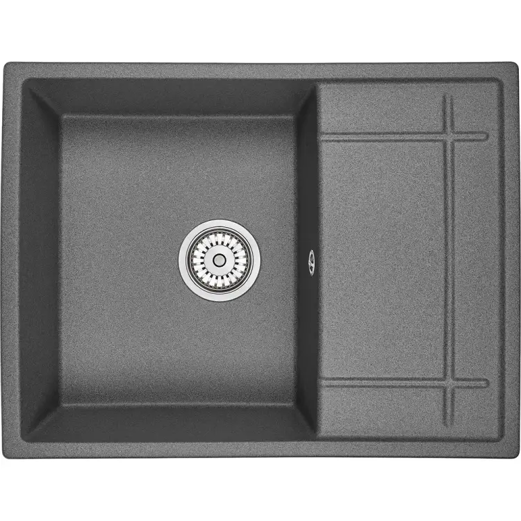 Кварцевая оборачиваемая кухонная мойка GRANULA GR-6501