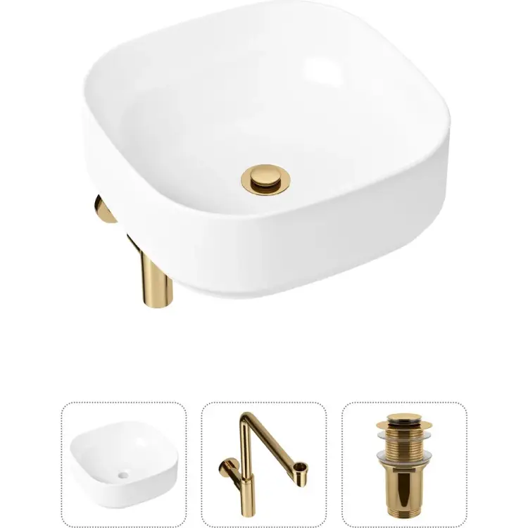 Накладная раковина для ванной Lavinia Boho Bathroom Sink Slim 21520265