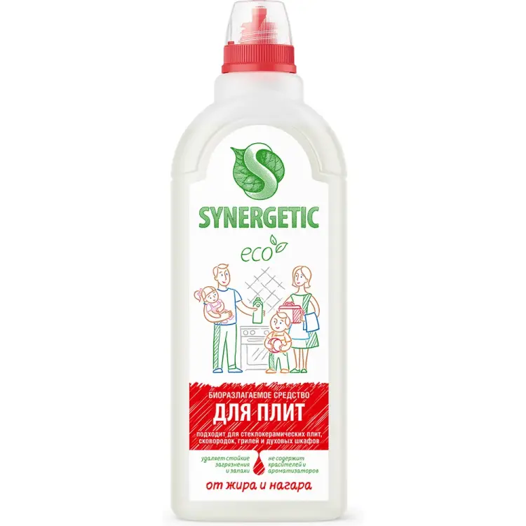 Чистящий гель для кухонных плит и поверхностей SYNERGETIC 4623720845186 106100