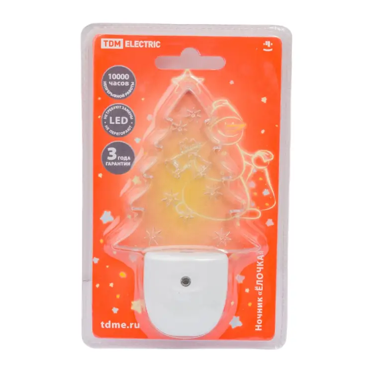 Светодиодный ночник TDM ELECTRIC Елочка SQ0357-0010