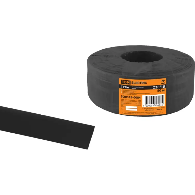Термоусаживаемая трубка TDM ELECTRIC ТУТнг 30/15 SQ0518-0084