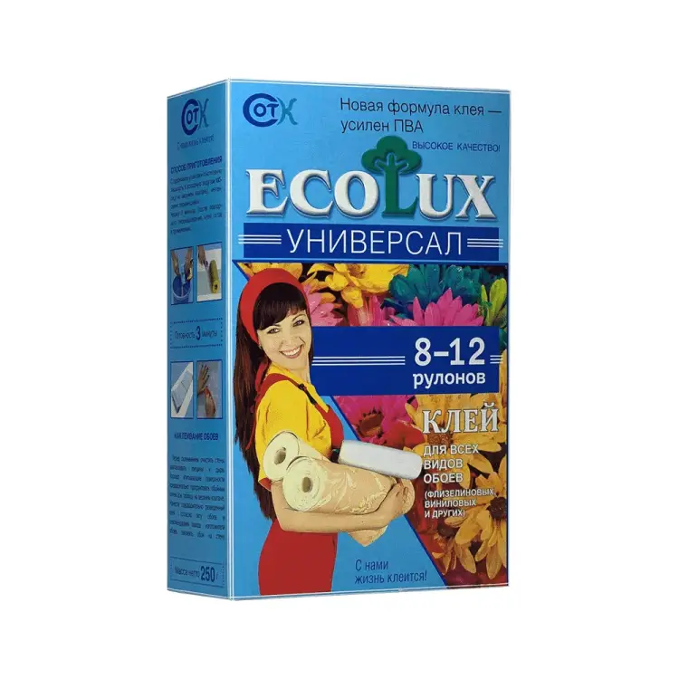 Клей для обоев Ecolux Универсал 4607133680275 Клей для обоев Ecolux Универсал 4607133680275