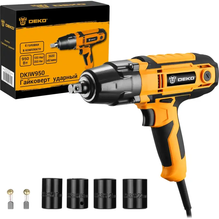 Сетевой ударный гайковерт DEKO DKIW950 063-4185