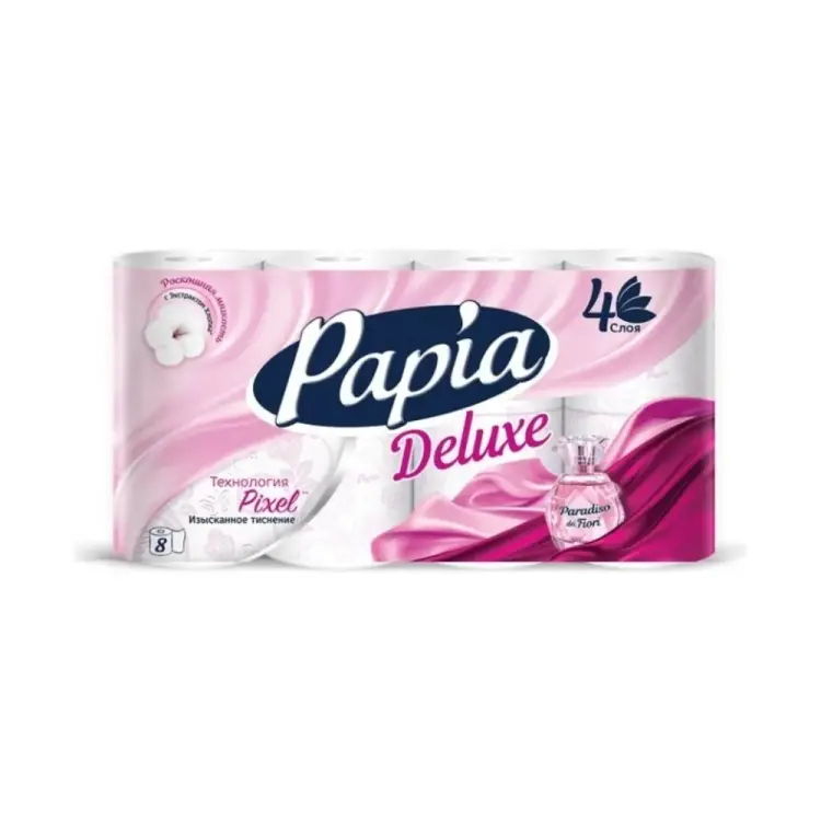 Четырехслойная бумага PAPIA DELUXE PARADISO FIORI 1015031434