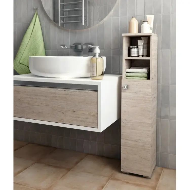 Туалетный шкаф SANTREK Виола 2 ниши, пикар, правый, 200x950x190 316406