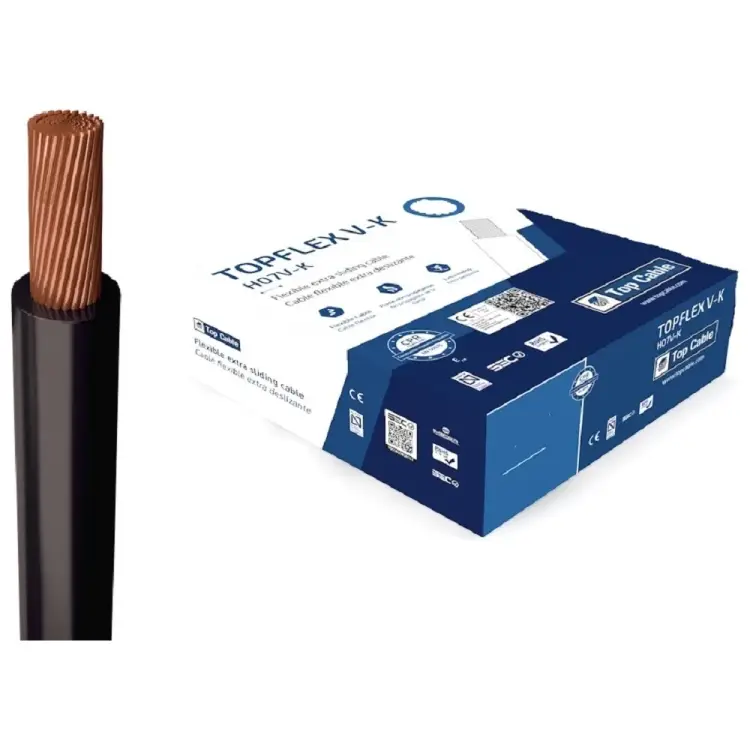 Монтажный гибкий провод Top cable TOPFLEX H07V-K ПВ3 131N004.R100(100м) Монтажный гибкий провод Top cable TOPFLEX H07V-K ПВ3 131N004.R100(100м)