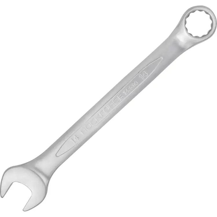 Прямой двенадцатигранный комбинированный ключ Rockforce RF-75514(699)