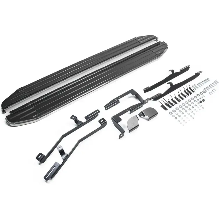 Автомобильные пороги для Hyundai Santa Fe III 2012-2018 г.в./Santa Fe Premium 2015-2016 г.в. Rival Premium A180ALP.2305.2