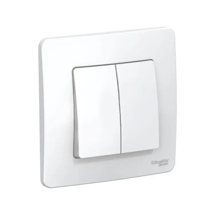 Двухклавишный выключатель Systeme Electric BLANCA BLNVS006501