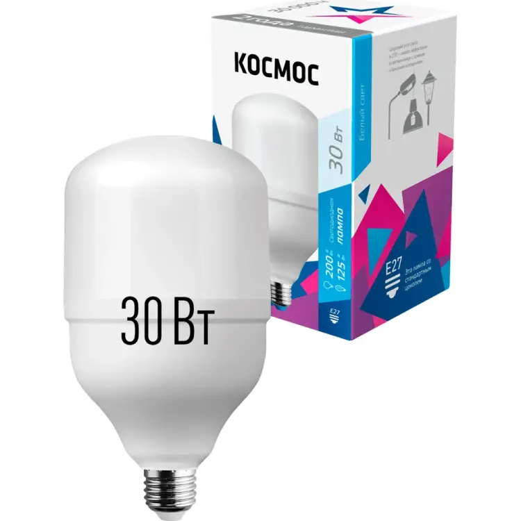 Светодиодная лампа КОСМОС LksmHWLED30WE2745