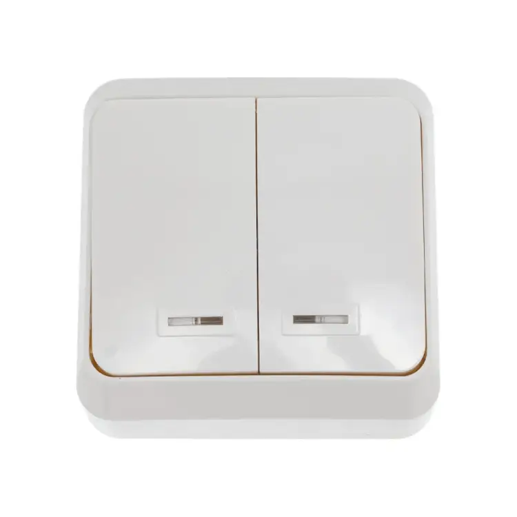 Двухклавишный выключатель Smartbuy Юпитер SBE-03w-10-SW2-1