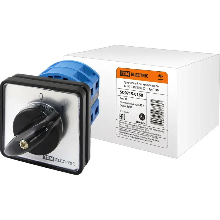 Переключатель TDM ELECTRIC КПУ11-40/20980-1 SQ0715-0160