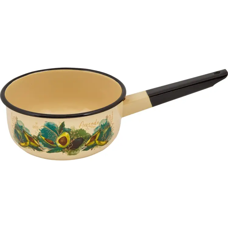 Эмалированный цилиндрический ковш appetite Avocado С2008 Avocado Эмалированный цилиндрический ковш appetite Avocado С2008 Avocado