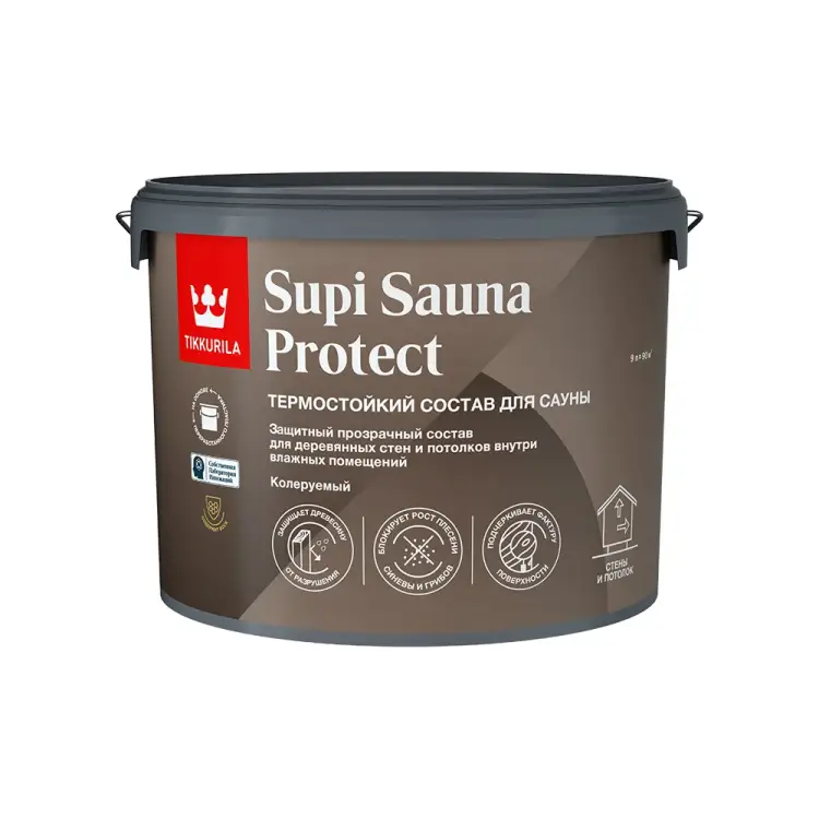 Защитный состав для саун Tikkurila supi sauna protect 700014052