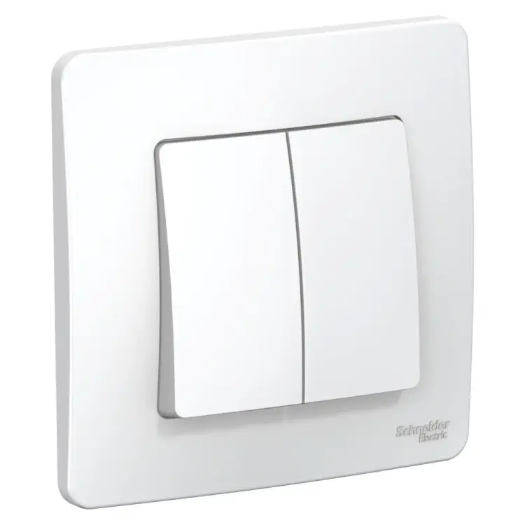 Двухклавишный выключатель Systeme Electric BLANCA BLNVS010501