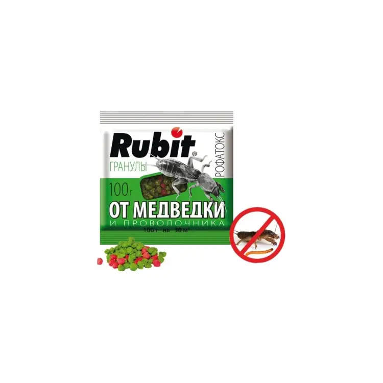 Гранулы от медведки и проволочника RUBIT Рофатокс 59021