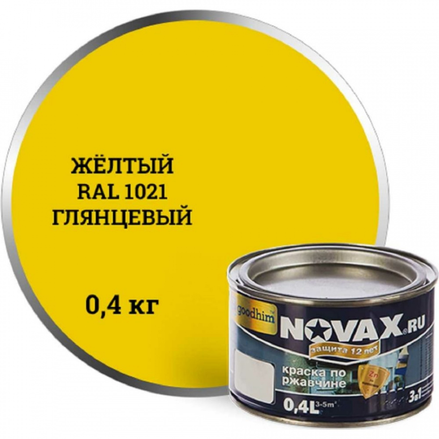 Глянцевая грунт-эмаль Goodhim novax