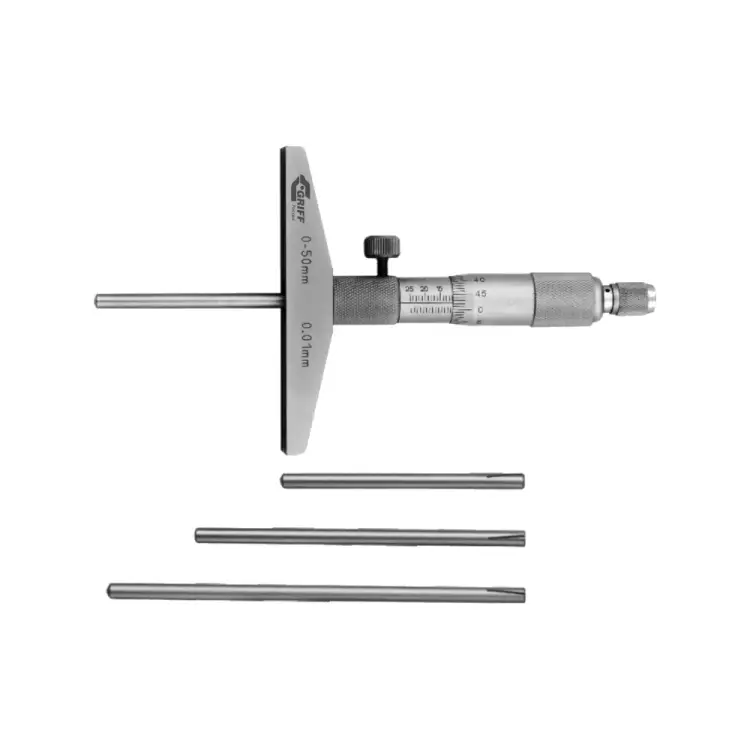 Микрометрический глубиномер GRIFF ГМ 25 D102003 Микрометрический глубиномер GRIFF ГМ 25 D102003