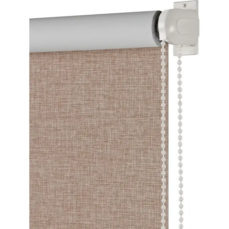 Рулонная штора ПраймДекор Blackout Рогожка 8090092