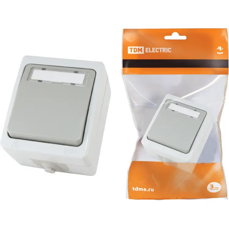 Звонковая кнопка звонка TDM ELECTRIC Вуокса SQ1803-0006