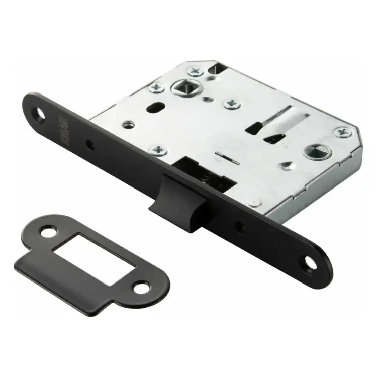 Бесшумная сантехническая защелка BUSSARE PLAST50 70 BLACK 940000001855