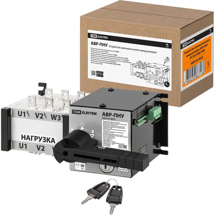 Утройство автоматического ввода резерва TDM ELECTRIC авр-пну SQ0743-0052
