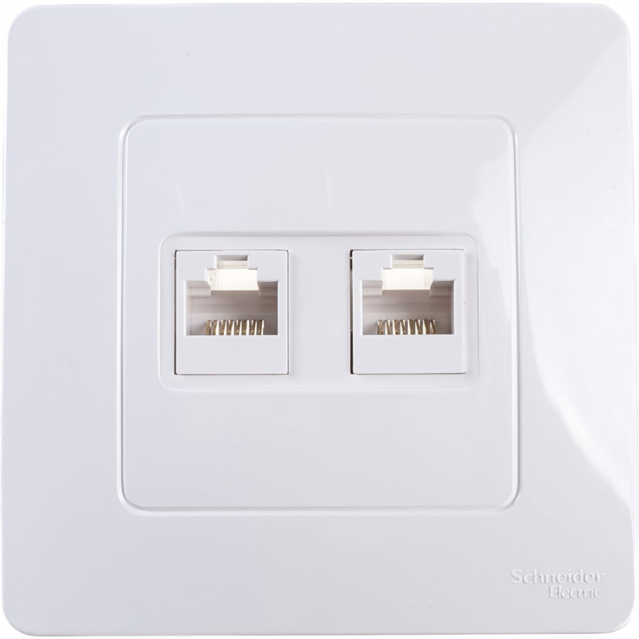 Компьютерная двойная розетка Schneider Electric BLANCA
