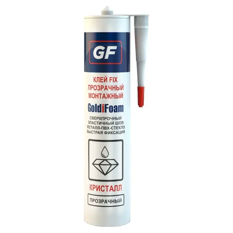 Монтажный клей GoldiFoam GF FIX Cristal 394260002