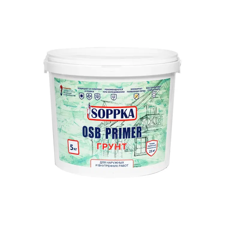 Изолирующий грунт для OSB SOPPKA Primer СОП-Грунт5