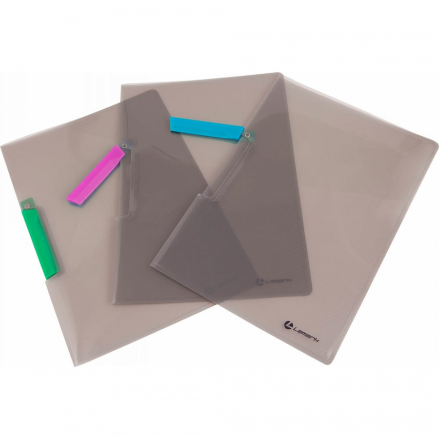 Папка-клип для сшивания неперфорированных листов LAMARK TF0030-CM