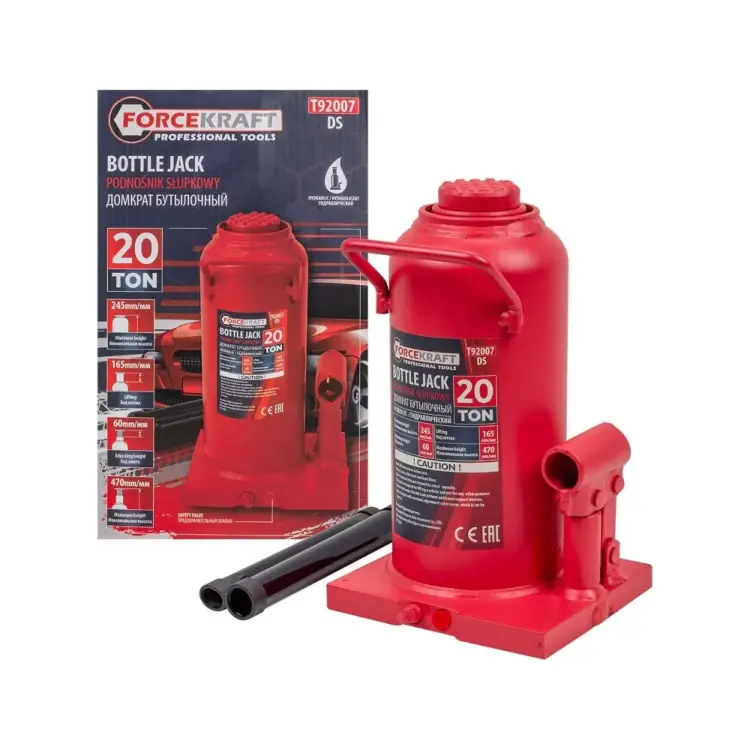 Гидравлический бутылочный домкрат Forcekraft FK-T92007 DS(26584)