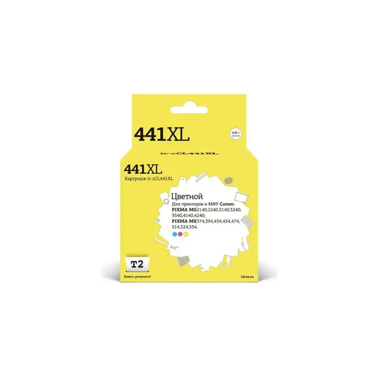 Картридж для Canon PIXMA MG2140 3140 3540 MX394 434 474 T2 IC-CCL441XL