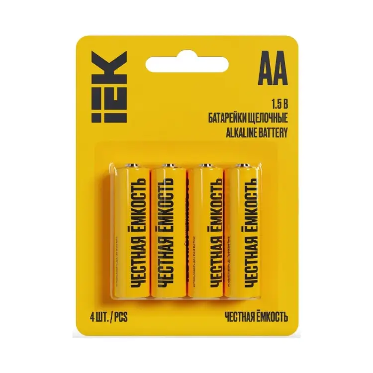 Щелочная батарейка IEK alkaline ABT-LR06-OP-L04