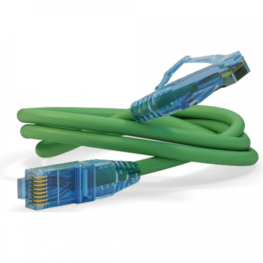 Патч-корд Hyperline PC-LPM-UTP-RJ45-RJ45-C6-0.5M-LSZH-GN