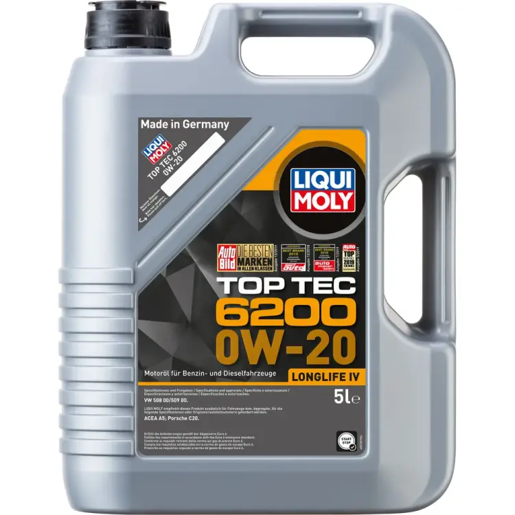 НС-синтетическое моторное масло LIQUI MOLY Top Tec 6200 0W-20 20789