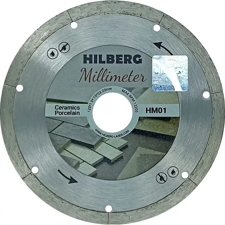 Отрезной диск алмазный Hilberg Millimeter HM01 Отрезной диск алмазный Hilberg Millimeter HM01