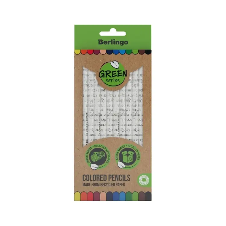 Цветные карандаши Berlingo supersoft green series SSG0712